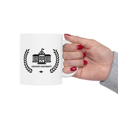Novelty Mug - CHATGPT UNIVERSITY Humor Design