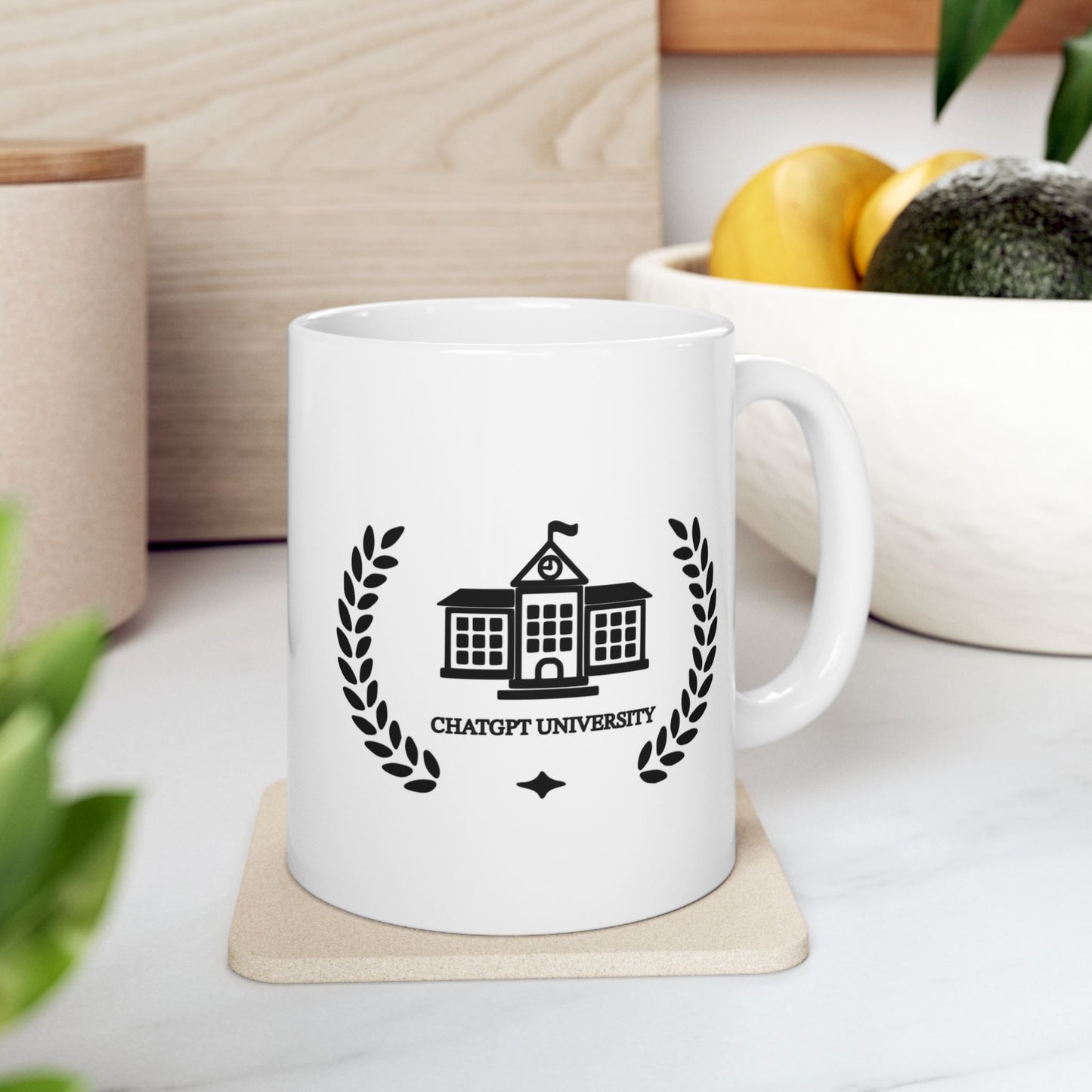Novelty Mug - CHATGPT UNIVERSITY Humor Design