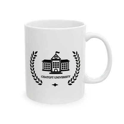 Novelty Mug - CHATGPT UNIVERSITY Humor Design