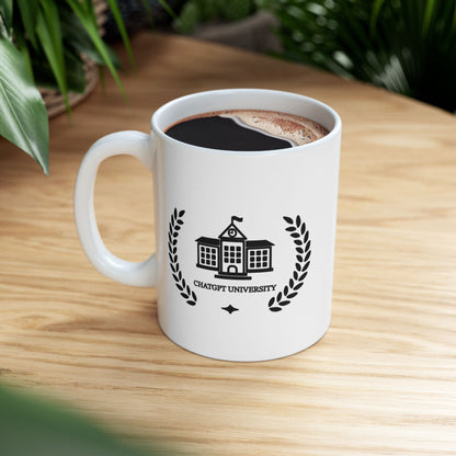 Novelty Mug - CHATGPT UNIVERSITY Humor Design