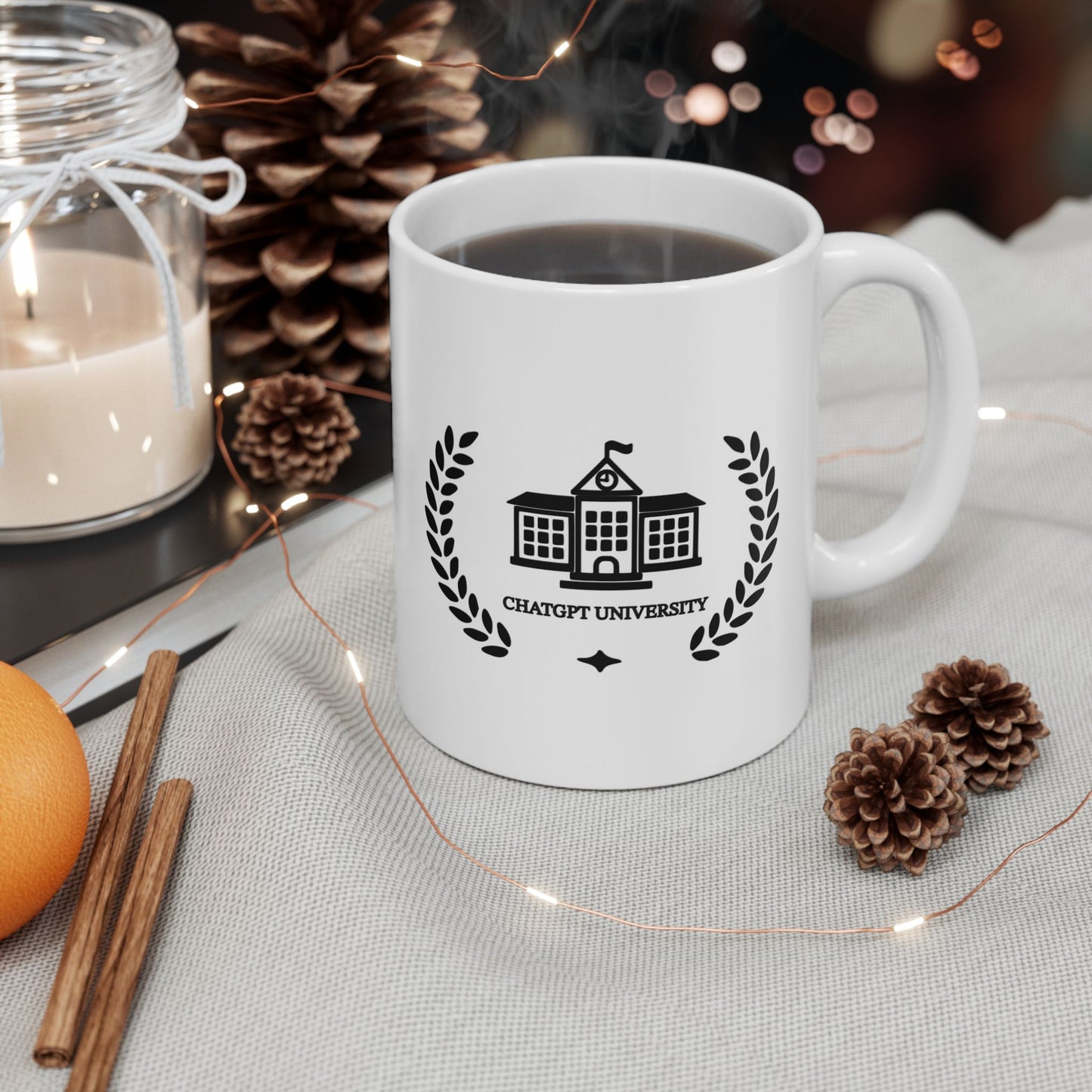 Novelty Mug - CHATGPT UNIVERSITY Humor Design